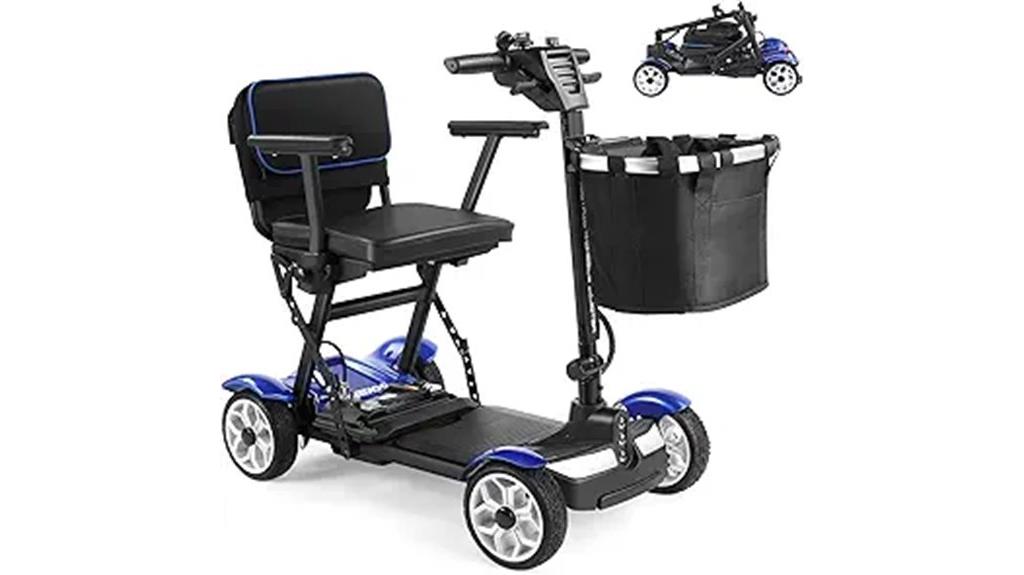 adult 4 wheel folding scooter
