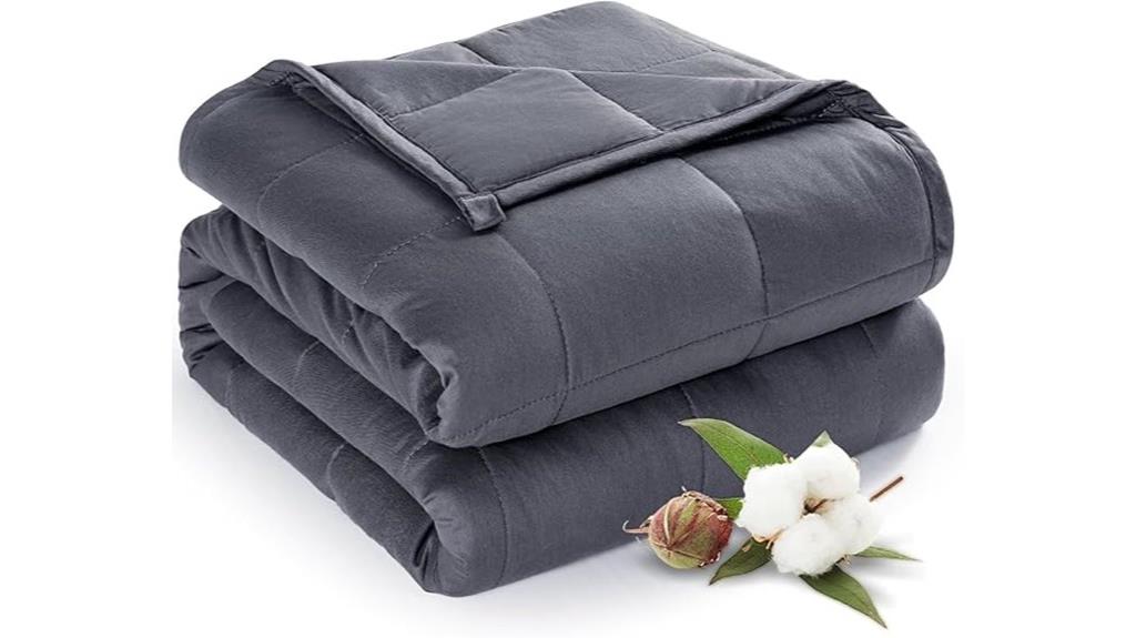 adult dark grey weighted blanket