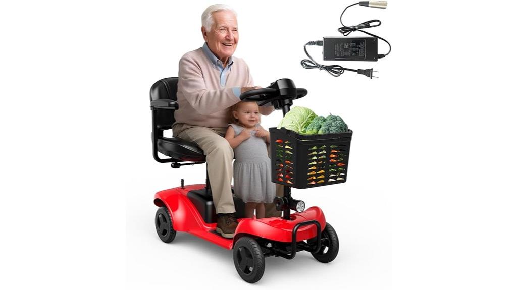 adult four wheel mobility scooter