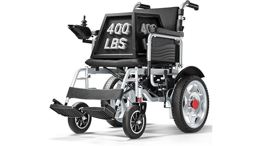 all terrain foldable electric wheelchair