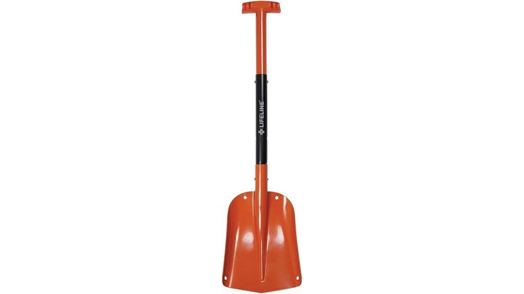 aluminum collapsible utility shovel