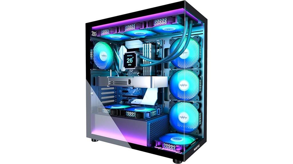 argb fan transparent case