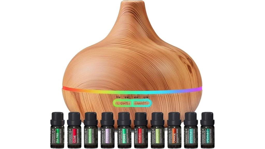 aromatherapy diffuser essential oils