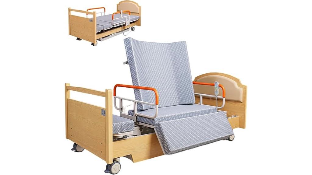 automated rotating medical bed