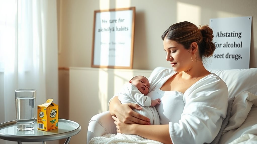 avoid alcohol and drugs