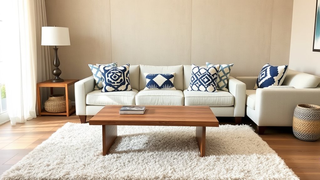 balance textures and colors