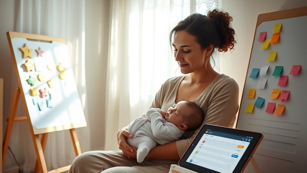 balancing motherhood and time