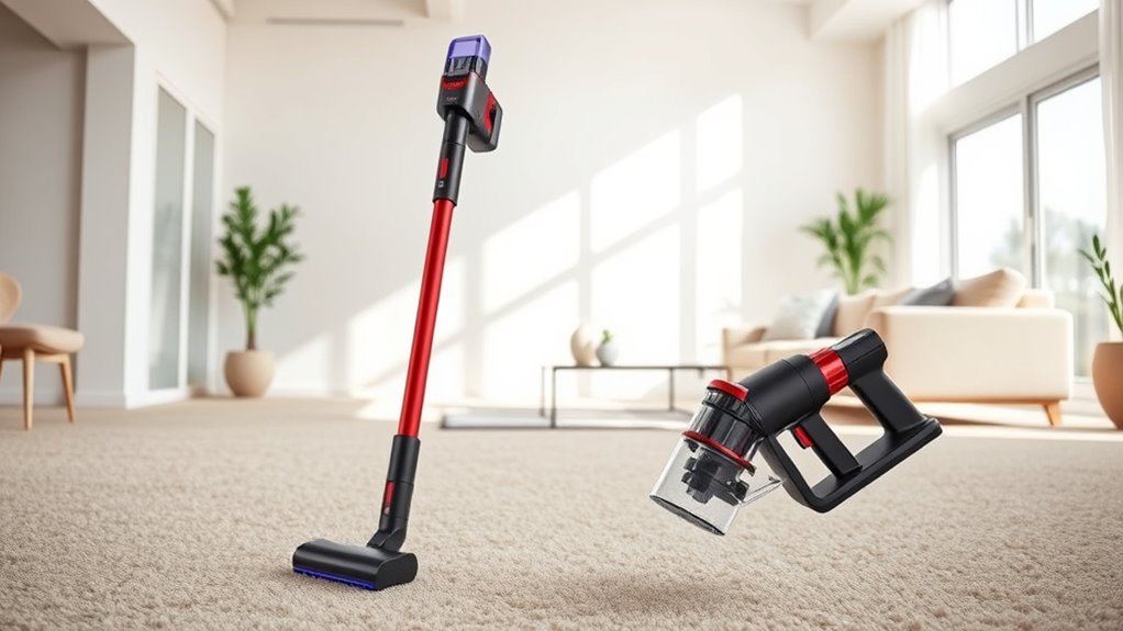 battery life and suction