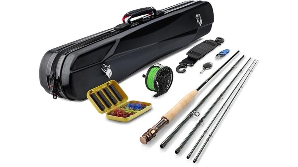 beginner fly fishing set