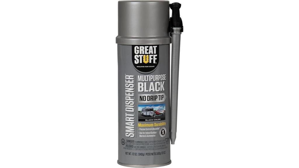 black 12 oz smart dispenser