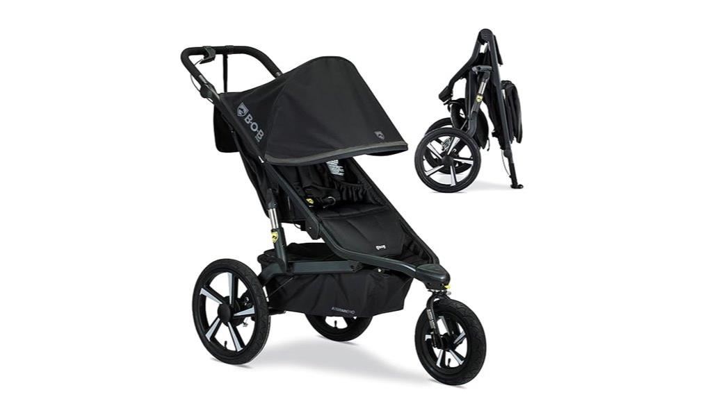 black jogging stroller model
