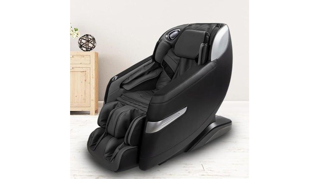black quantum massage chair
