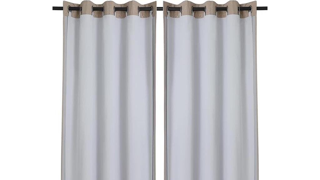 blackout curtain panel set