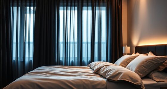 blackout curtains white noise