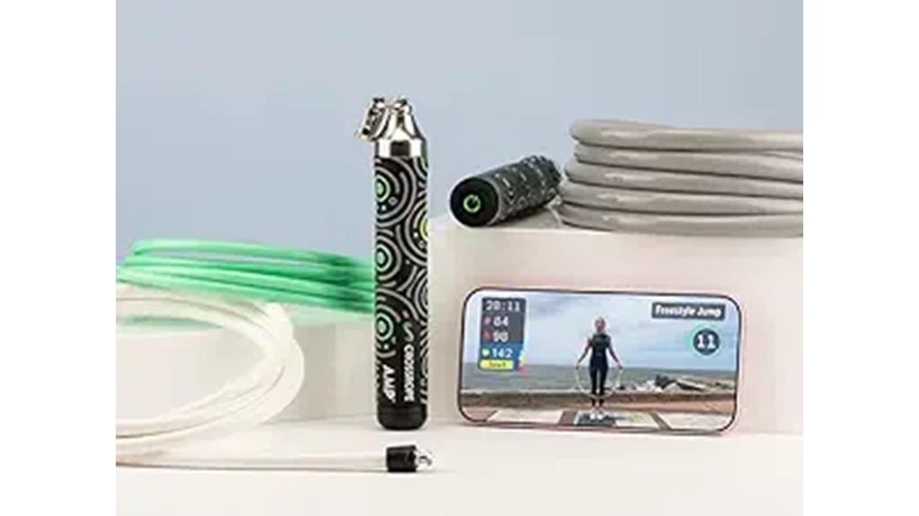 bluetooth enabled high intensity jump rope