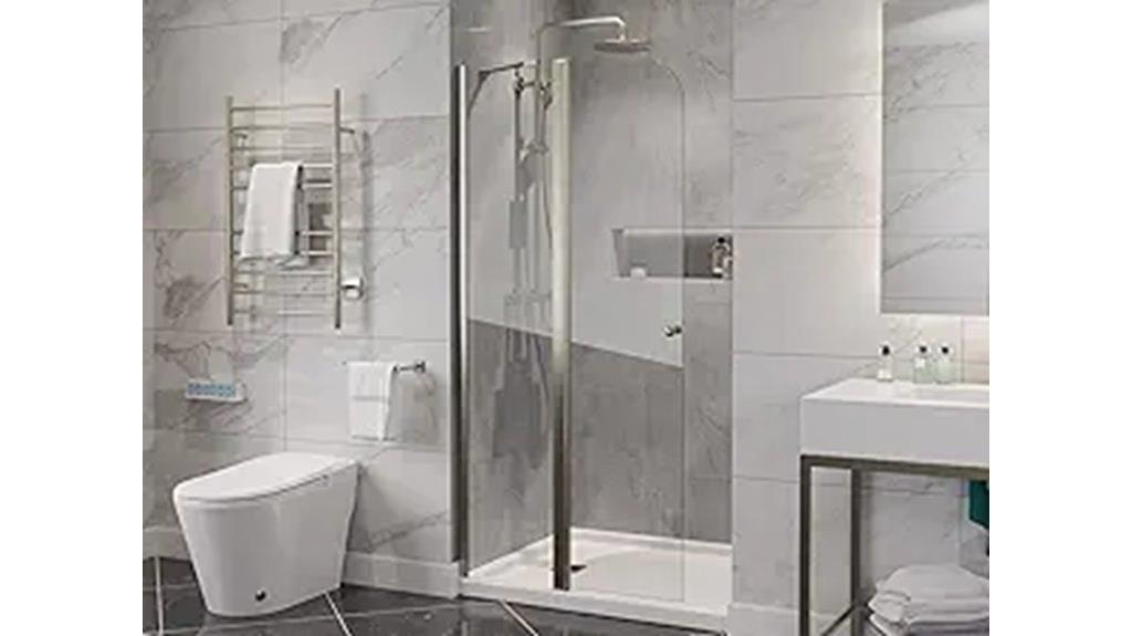 brushed nickel shower door