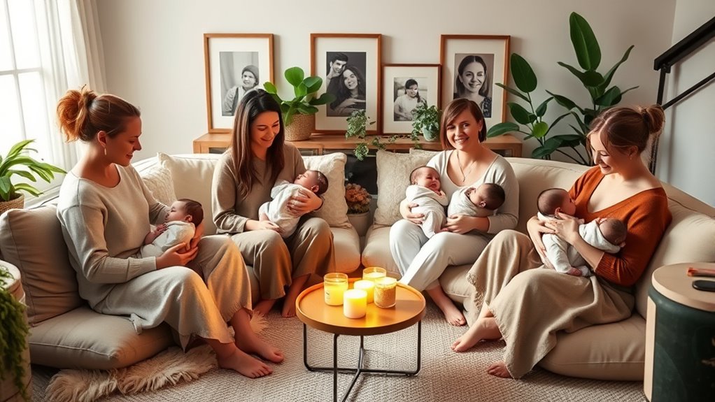 build supportive postpartum community