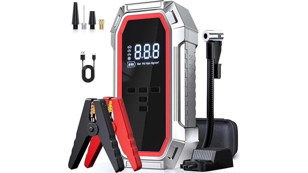 car jump starter with air
