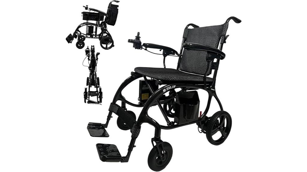 carbon fiber electric wheelchair
