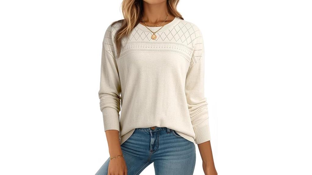 casual wool long sweater