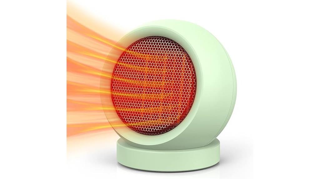 ceramic desktop space heater