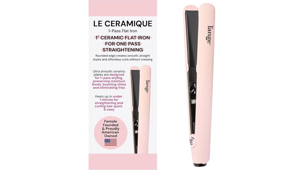 ceramic long hair straightener