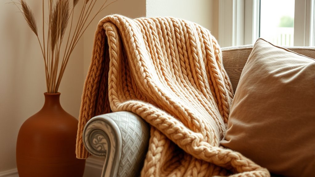 choose cozy earthy tones