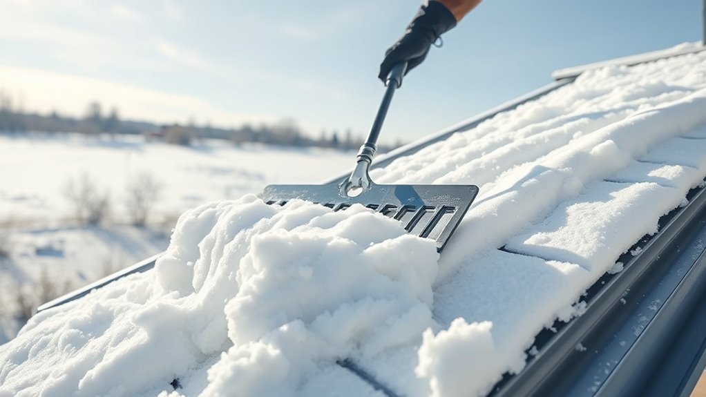 choosing durable metal roof rakes
