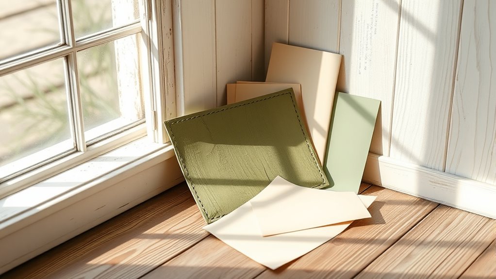 choosing soft green colors