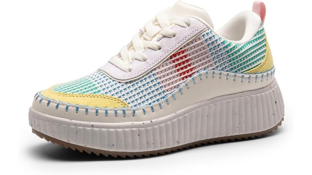 chunky tweed city sneakers