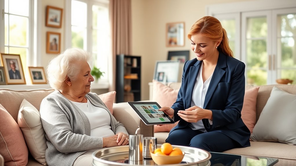 collaborating with senior care managers