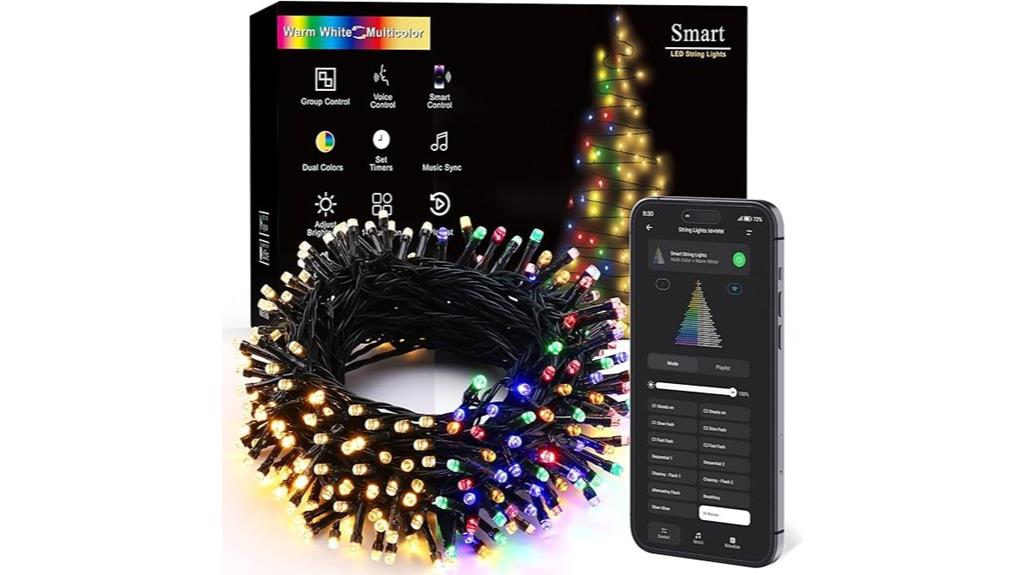 colorful 66ft led lights