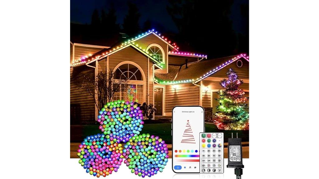 colorful waterproof holiday lighting