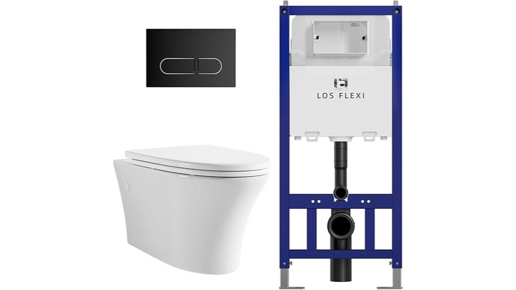 comfortable wall hung toilet