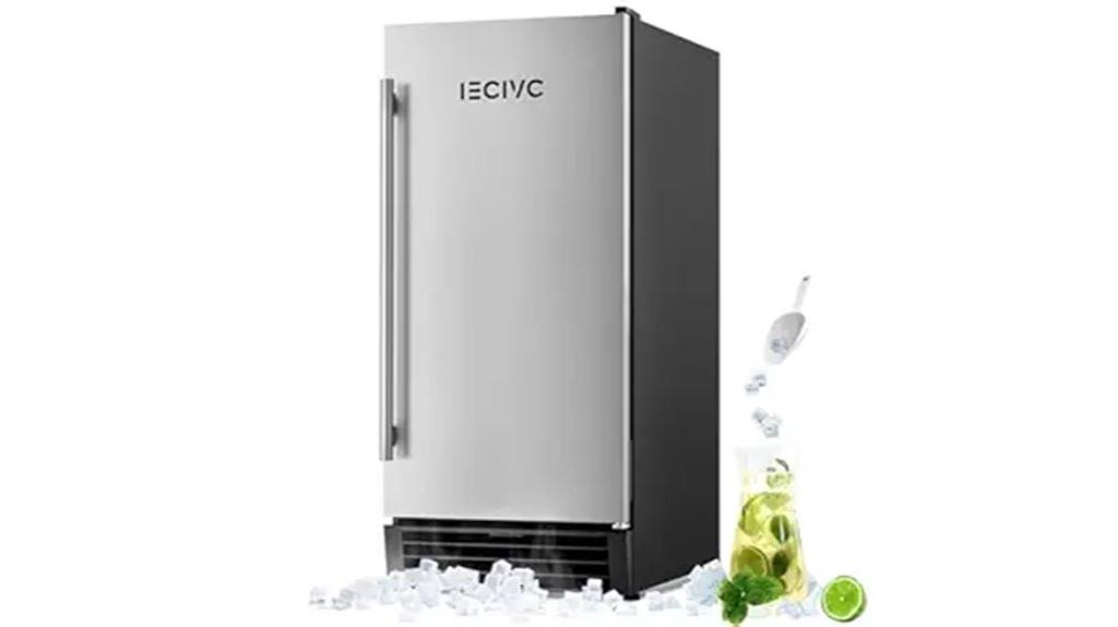 commercial ice maker capacity