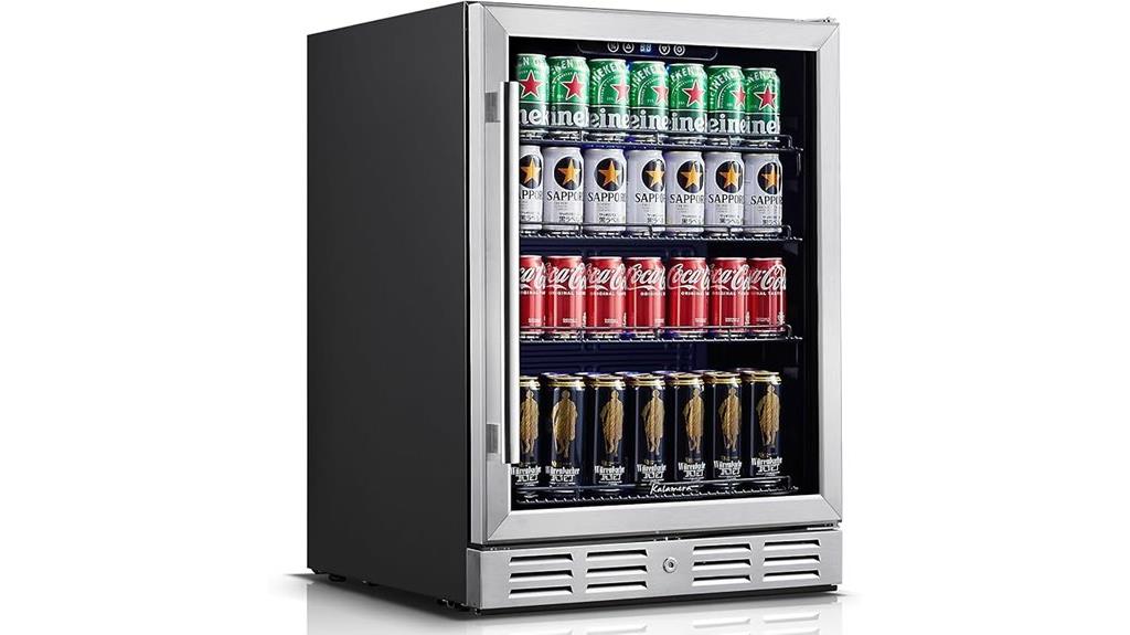 compact 24 inch beverage cooler