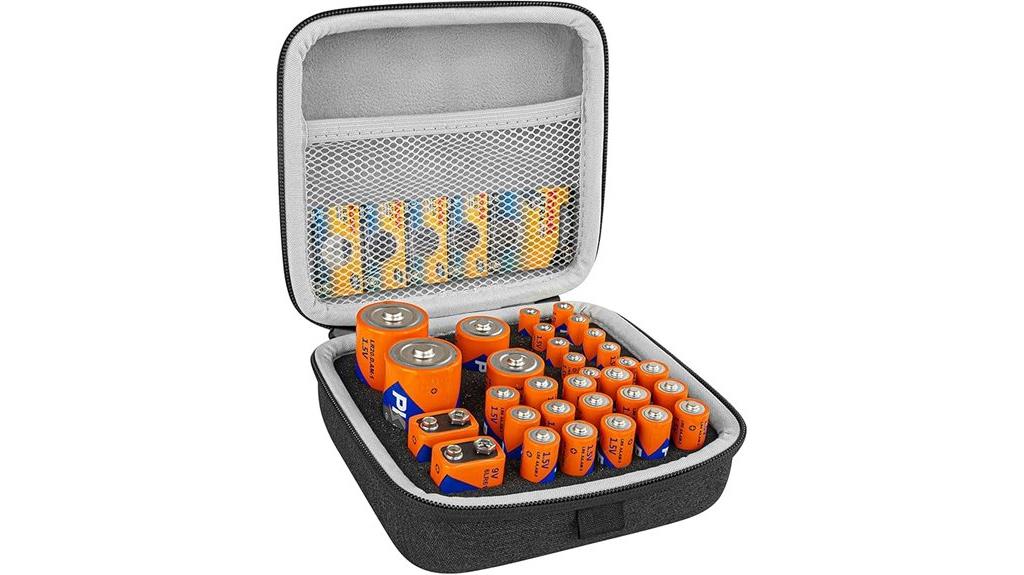 compact battery storage box