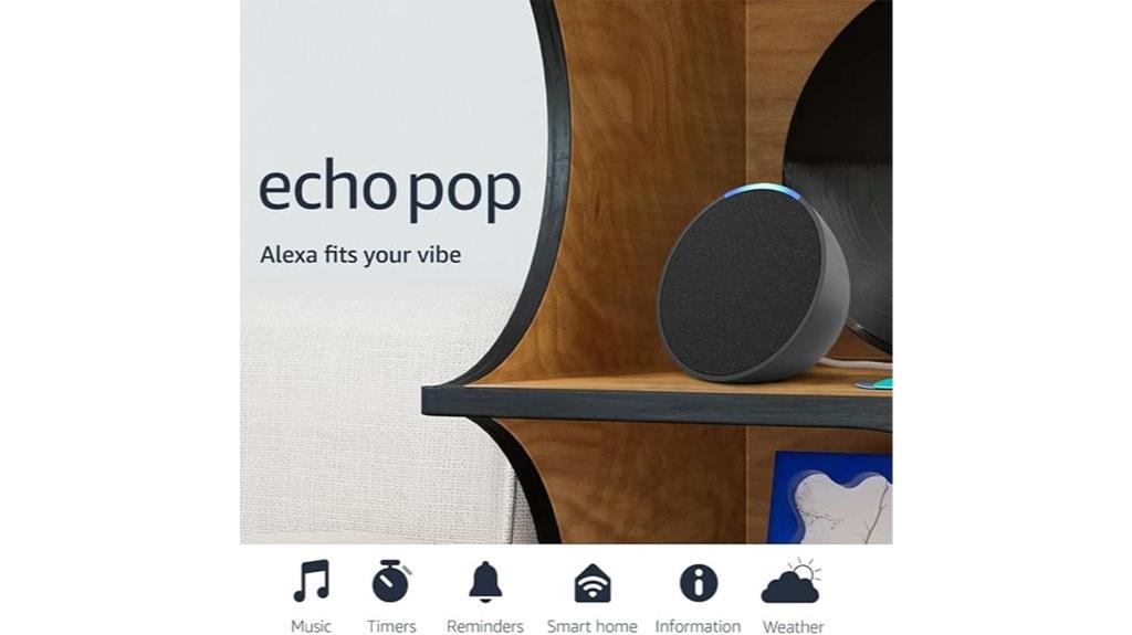 compact charcoal alexa speaker
