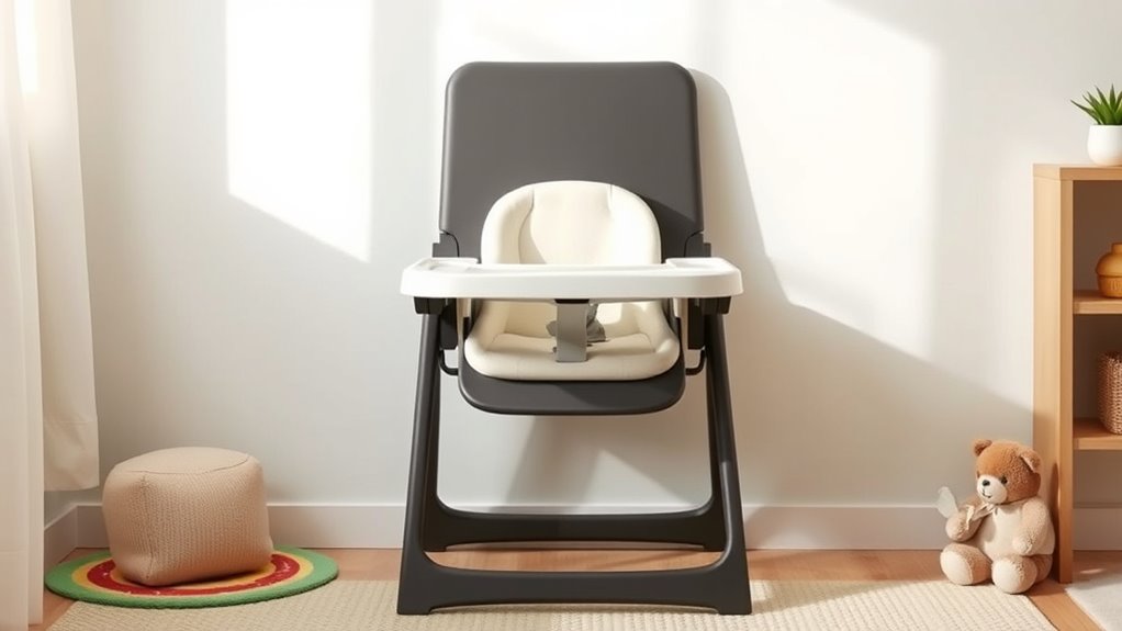 compact foldable high chairs