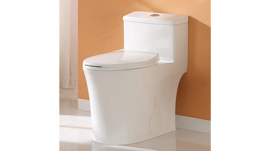 compact one piece toilet