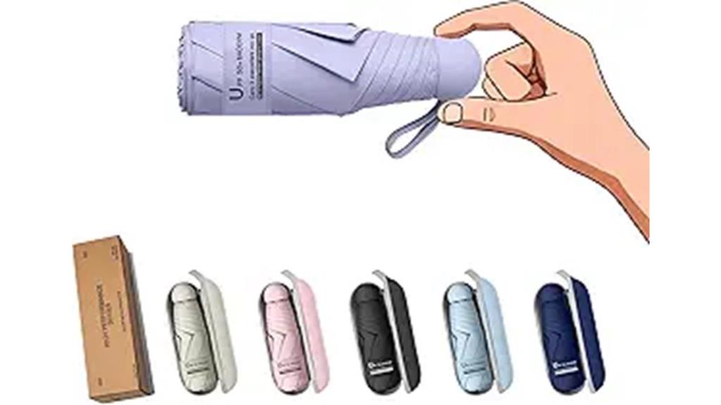compact portable rain umbrella