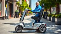 compact scooters for short seniors