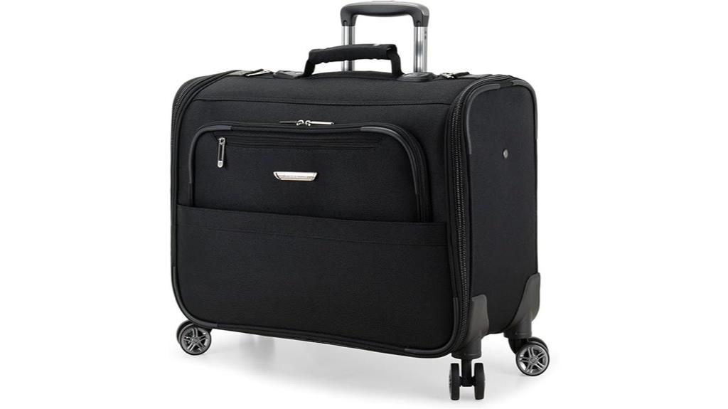 compact spinner garment bag