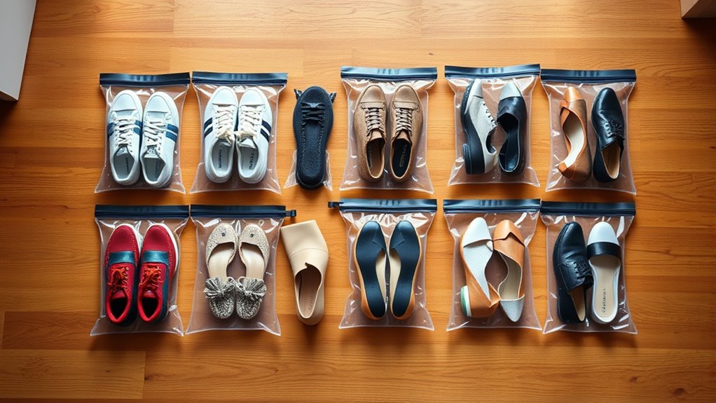 compact travel shoe organizers