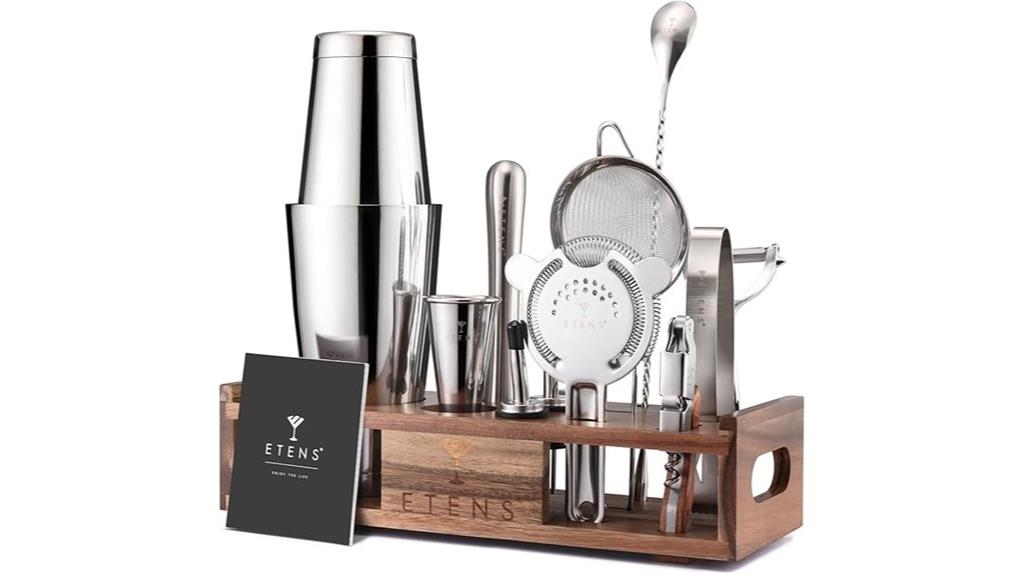 complete bartender accessory set