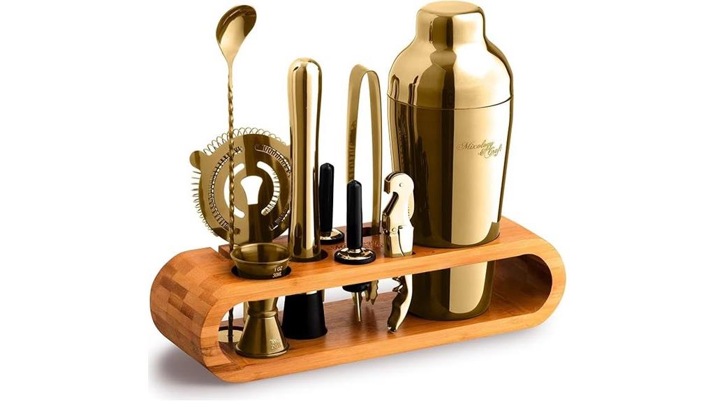 complete barware cocktail set