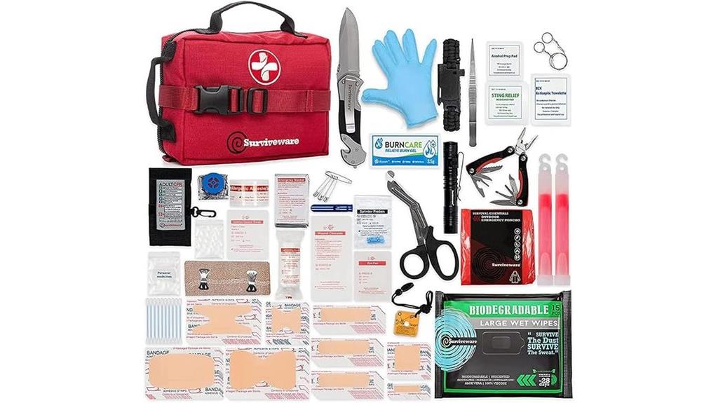 comprehensive 119 piece first aid