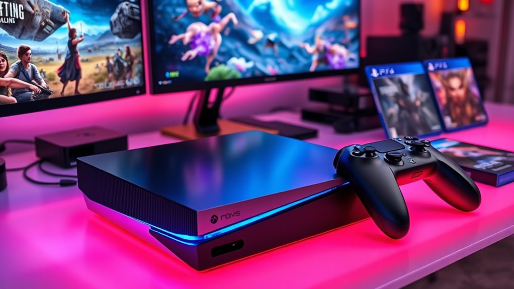 console compatibility and features