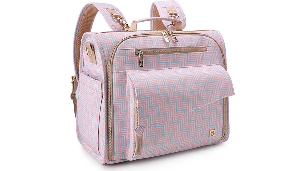 convertible diaper tote bag