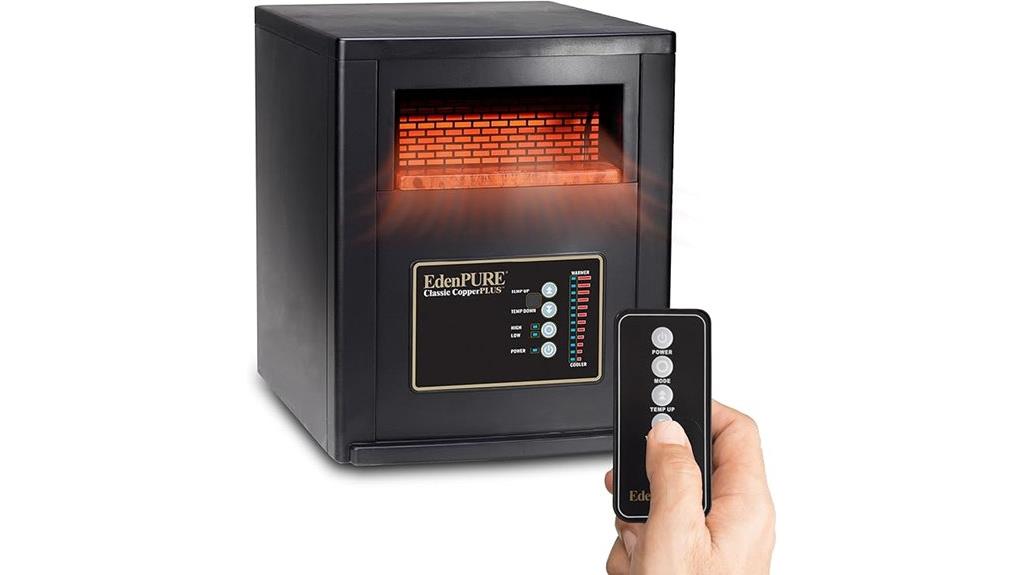 copper infrared space heater